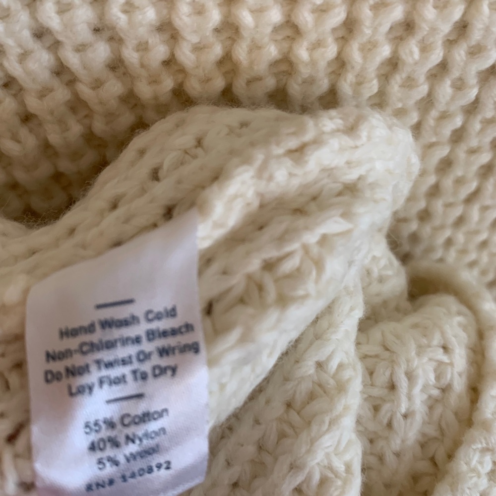 NEW Marine Layer Delaney Pullover Sweater White - Picture 4 of 8